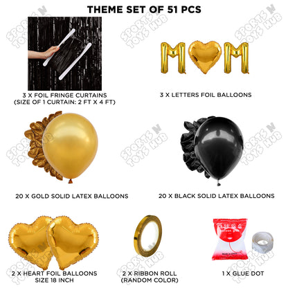 M♡m Foil Letter Curtain Theme Collection