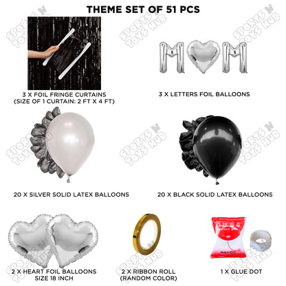 M♡m Foil Letter Curtain Theme Collection