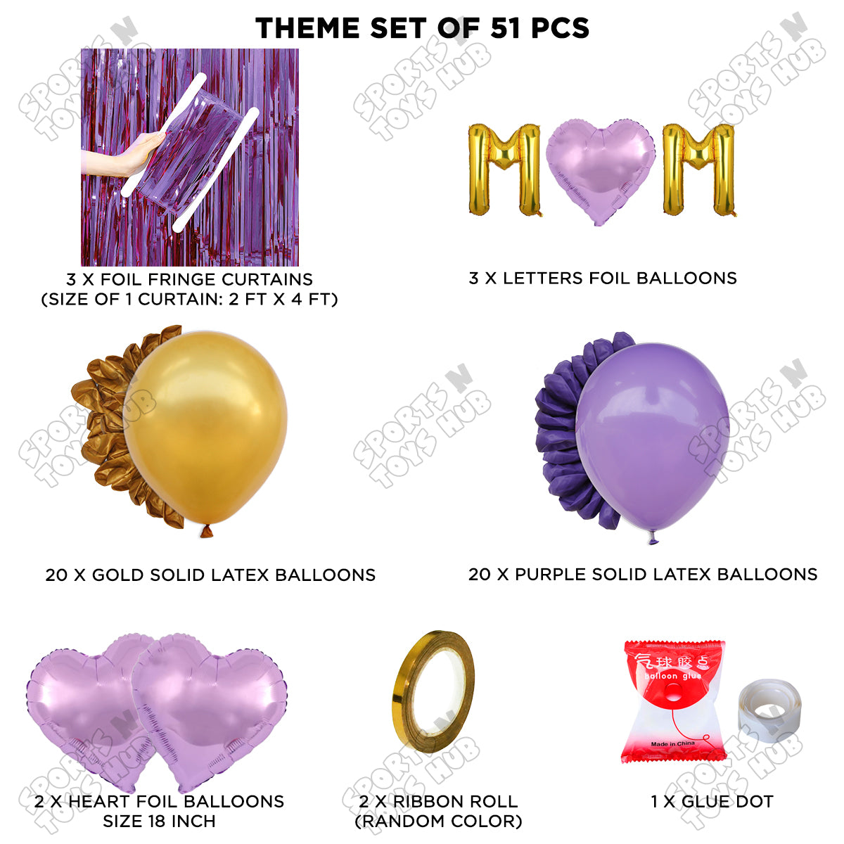 M♡m Foil Letter Curtain Theme Collection