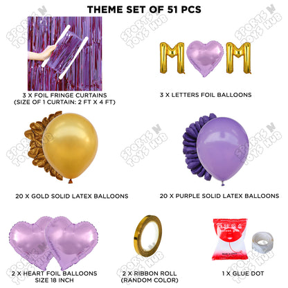 M♡m Foil Letter Curtain Theme Collection