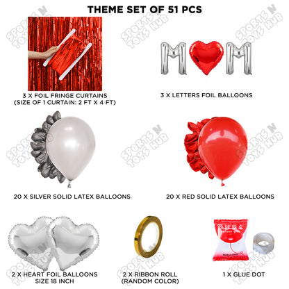 M♡m Foil Letter Curtain Theme Collection