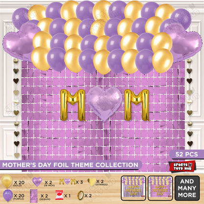 M♡m Foil Letter Rectangle Curtain Theme Collection