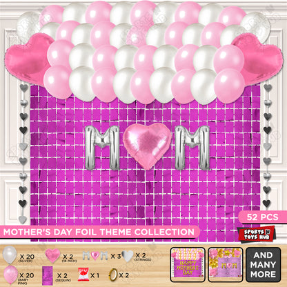 M♡m Foil Letter Rectangle Curtain Theme Collection