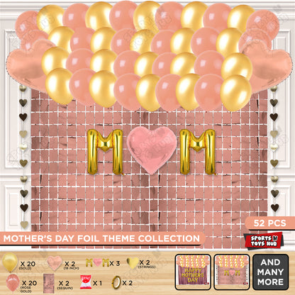 M♡m Foil Letter Rectangle Curtain Theme Collection