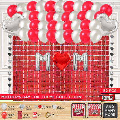 M♡m Foil Letter Rectangle Curtain Theme Collection