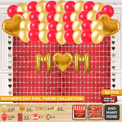 M♡m Foil Letter Rectangle Curtain Theme Collection