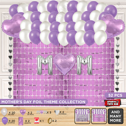 M♡m Foil Letter Rectangle Curtain Theme Collection