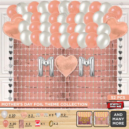 M♡m Foil Letter Rectangle Curtain Theme Collection