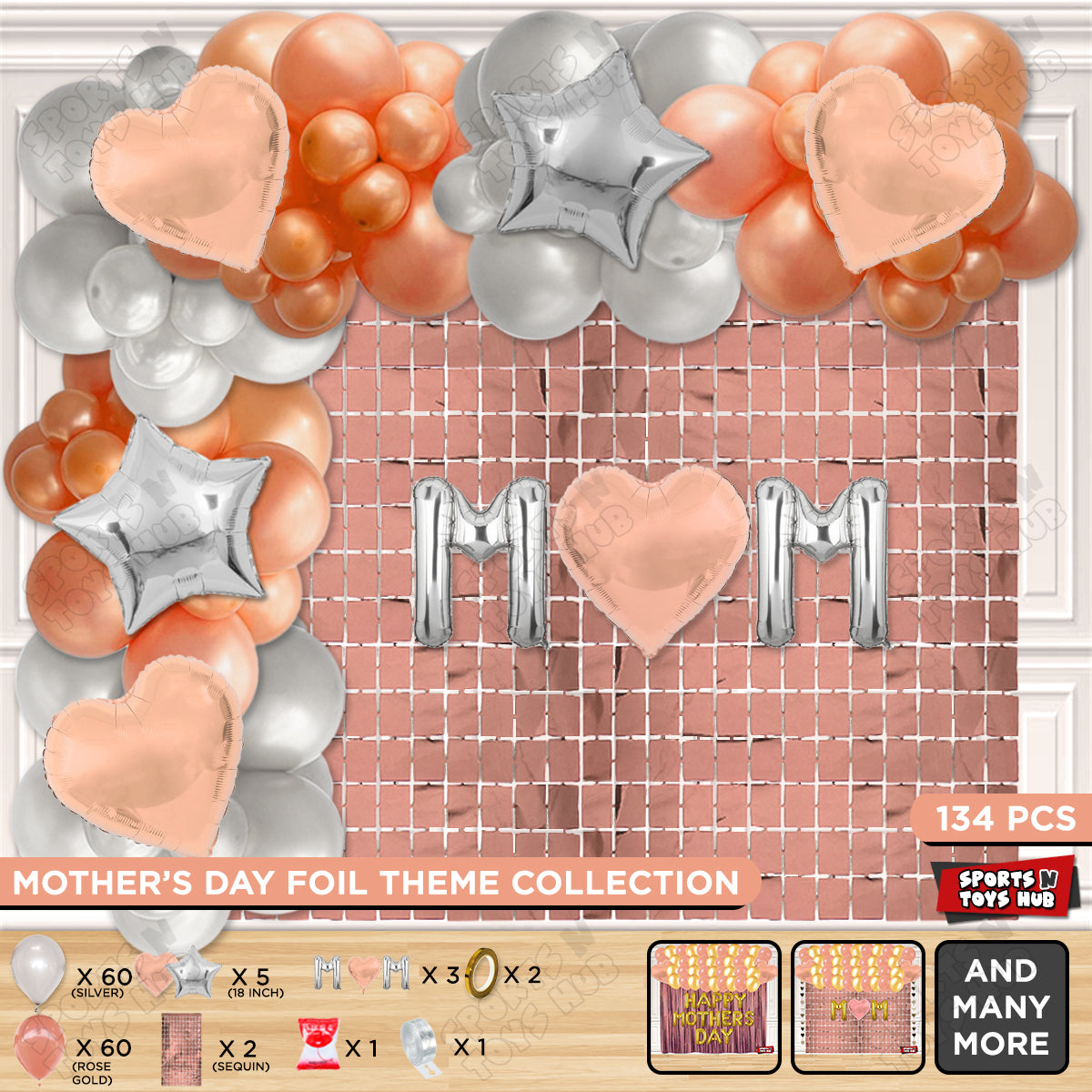 M♡m Foil Letter Arch Theme Collection