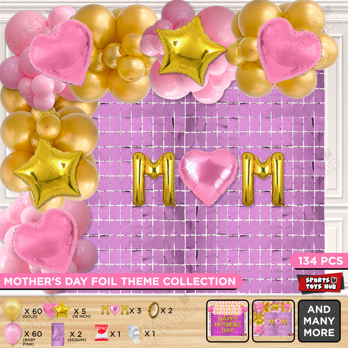 M♡m Foil Letter Arch Theme Collection