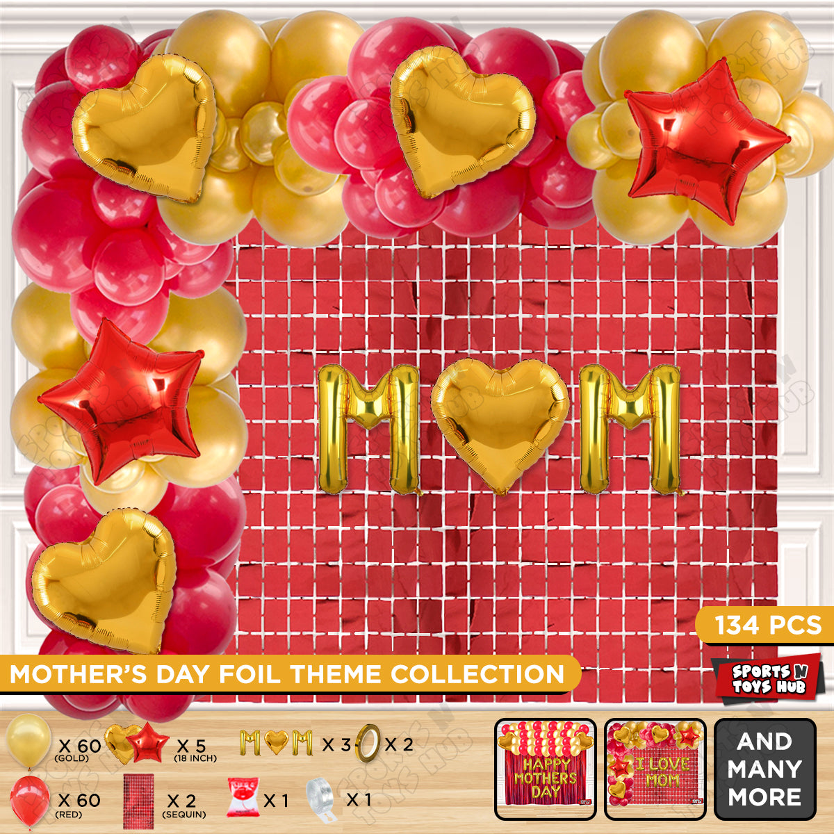M♡m Foil Letter Arch Theme Collection