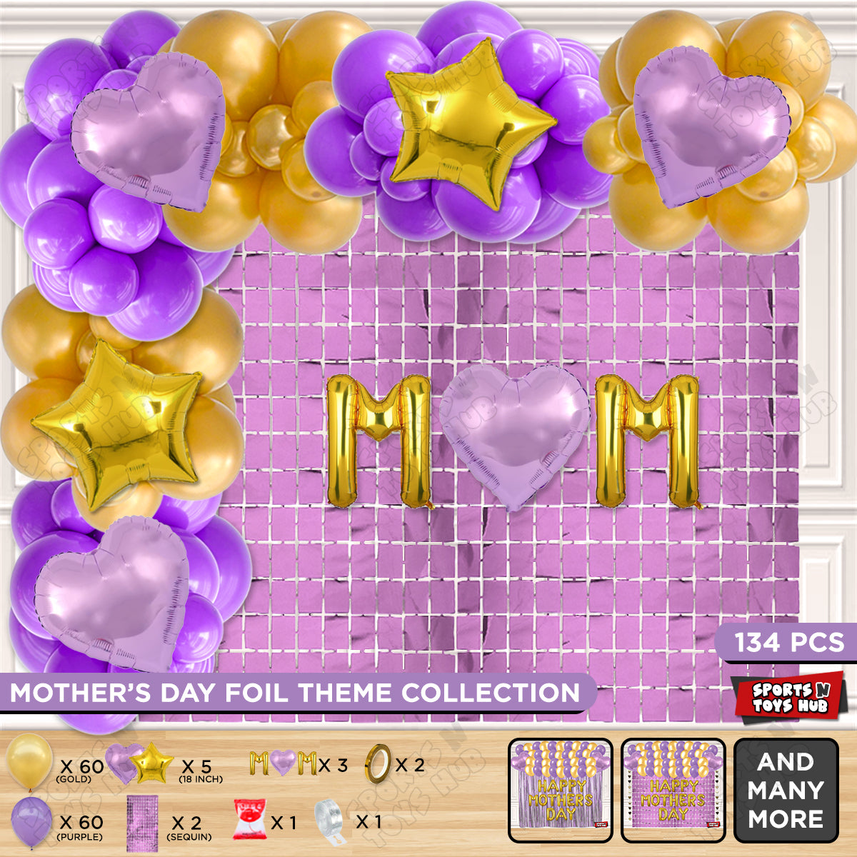 M♡m Foil Letter Arch Theme Collection