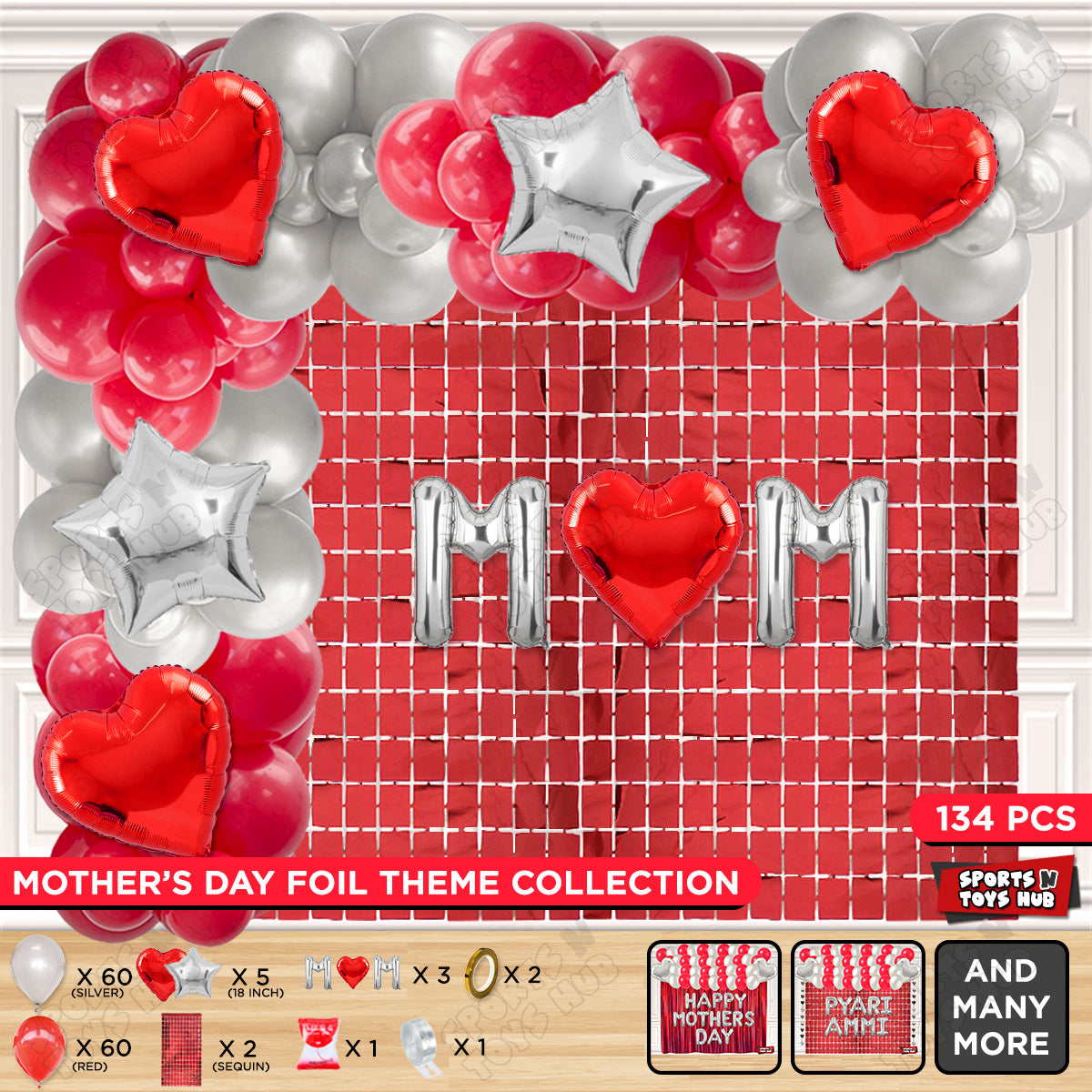 M♡m Foil Letter Arch Theme Collection