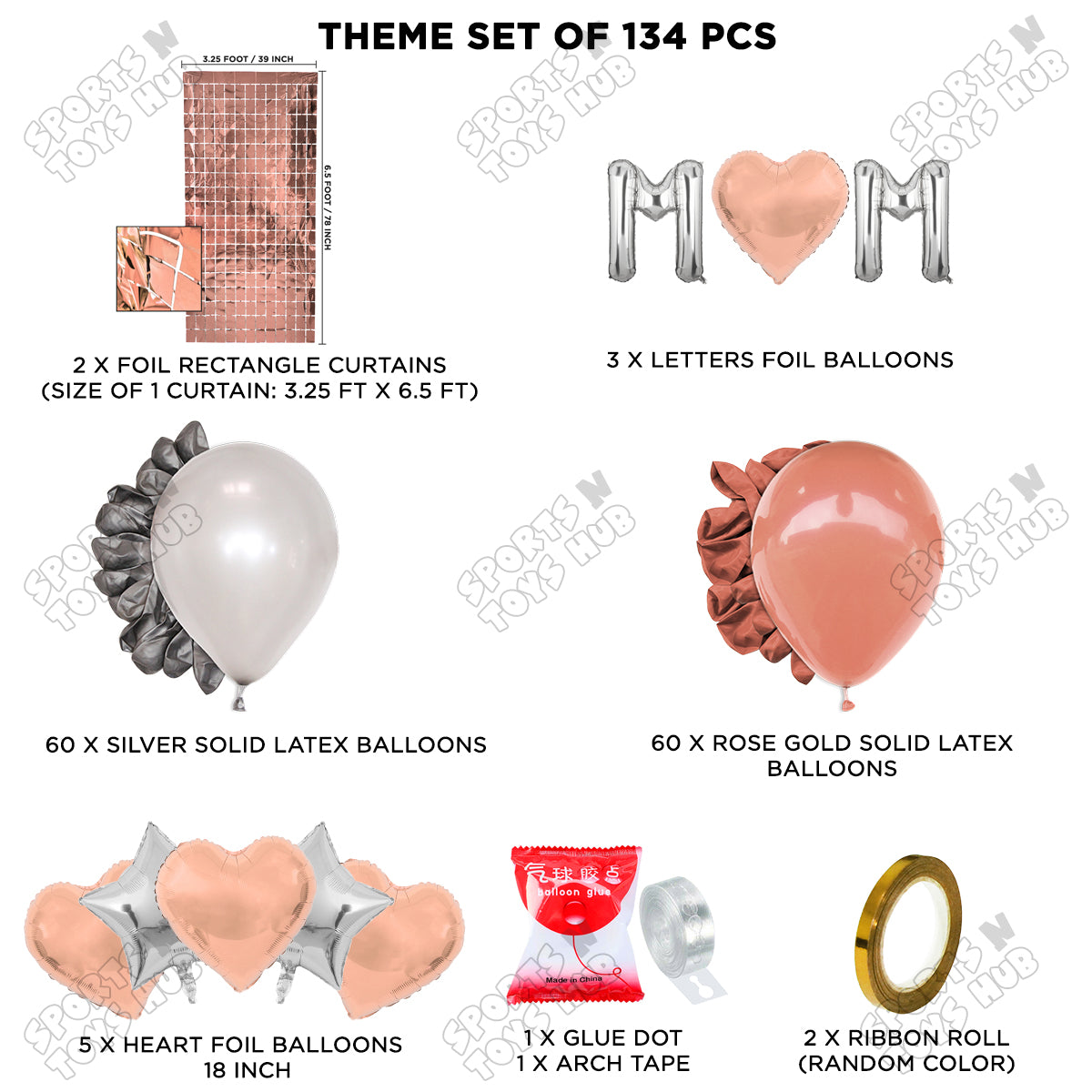 M♡m Foil Letter Arch Theme Collection