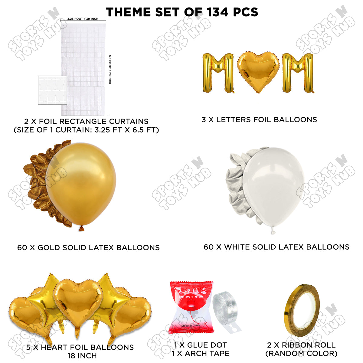 M♡m Foil Letter Arch Theme Collection