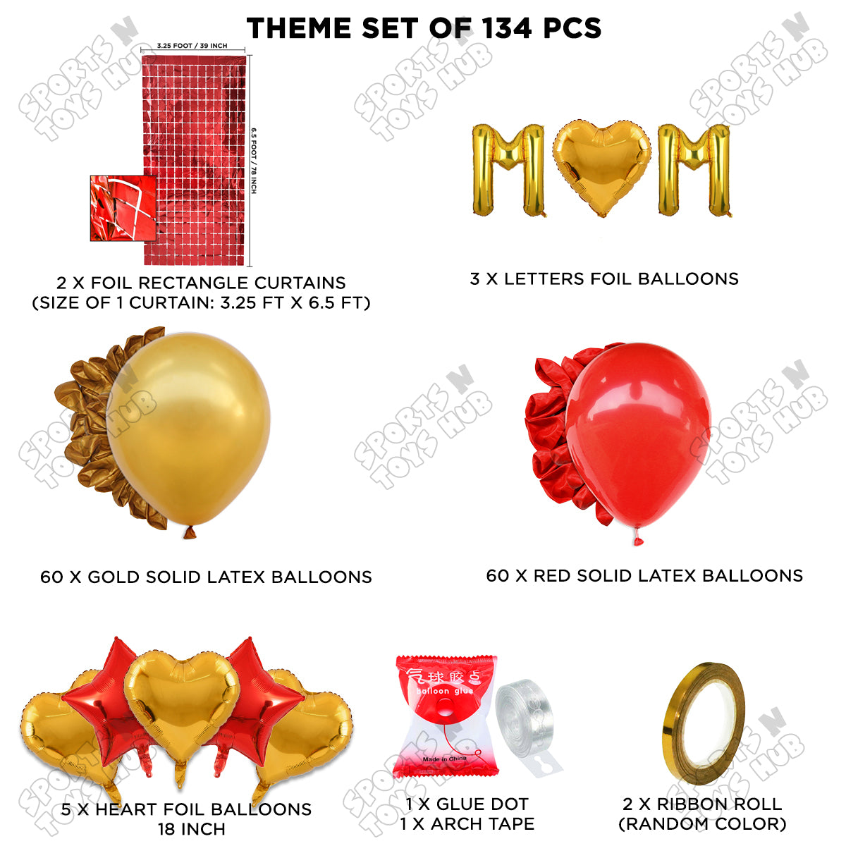 M♡m Foil Letter Arch Theme Collection