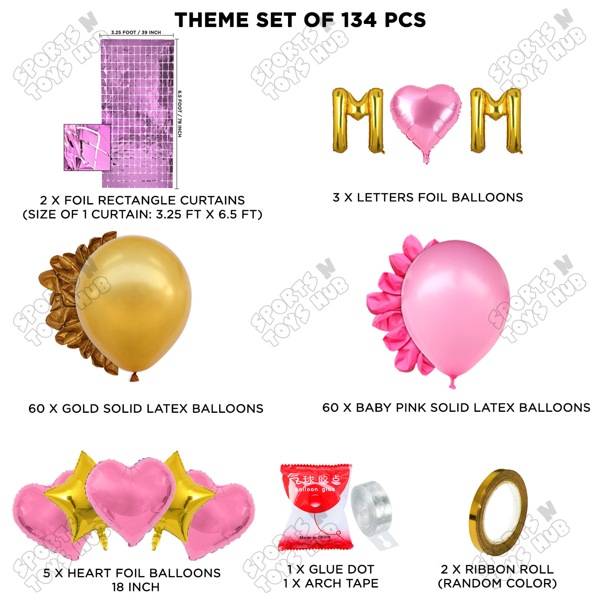 M♡m Foil Letter Arch Theme Collection