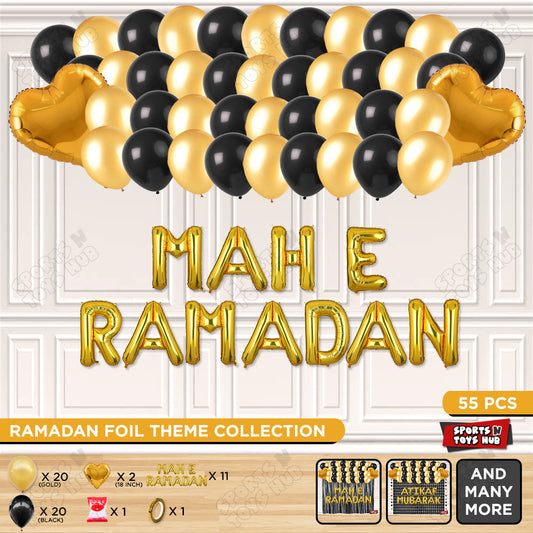 Mah E Ramadan Foil Balloon Garland Theme Collection