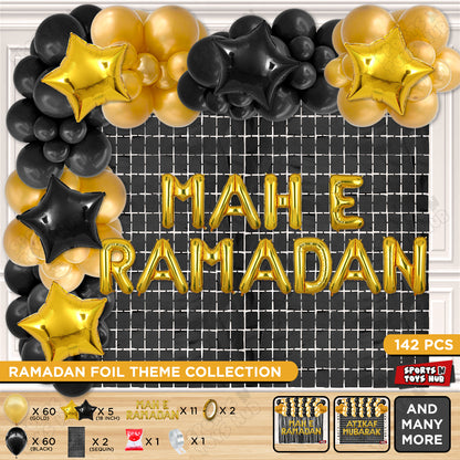 Mah E Ramadan Foil Balloon Arch Theme Collection