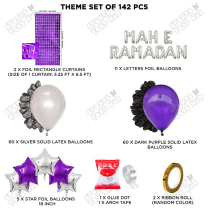Mah E Ramadan Foil Balloon Arch Theme Collection