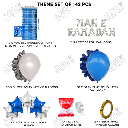 Mah E Ramadan Foil Balloon Arch Theme Collection