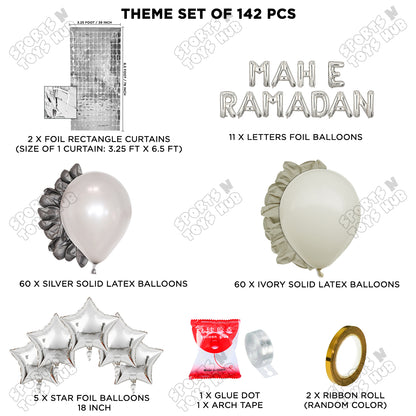 Mah E Ramadan Foil Balloon Arch Theme Collection