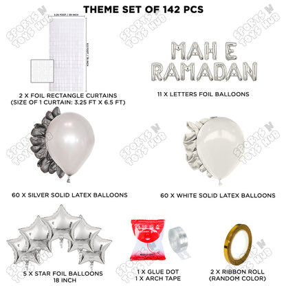 Mah E Ramadan Foil Balloon Arch Theme Collection
