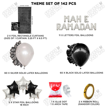 Mah E Ramadan Foil Balloon Arch Theme Collection