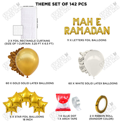 Mah E Ramadan Foil Balloon Arch Theme Collection