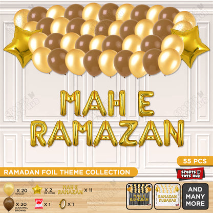 Mah E Ramazan Foil Balloon Garland Theme Collection