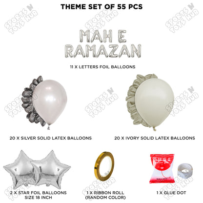 Mah E Ramazan Foil Balloon Garland Theme Collection