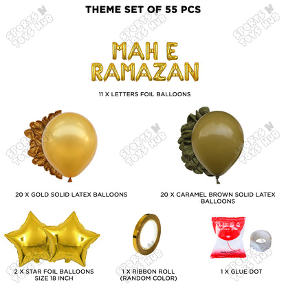 Mah E Ramazan Foil Balloon Garland Theme Collection