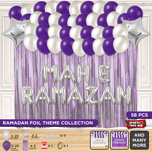 Mah E Ramazan Foil Balloon Curtain Theme Collection