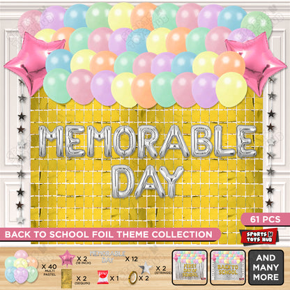 Memorable Day Foil Letters Theme Collection