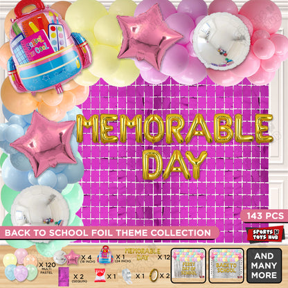 Memorable Day Foil Letters Theme Collection