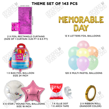 Memorable Day Foil Letters Theme Collection