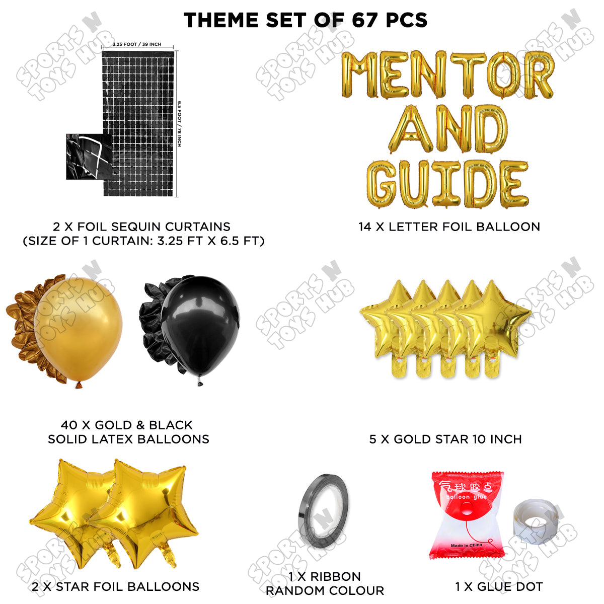 Mentor And Guide Foil Letters Theme