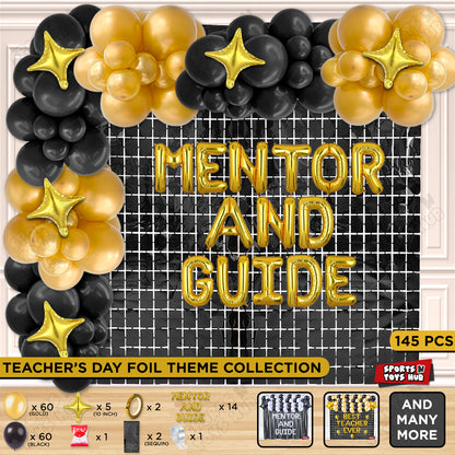 Mentor And Guide Foil Letters Theme