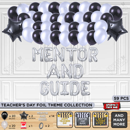 Mentor And Guide Foil Letters Theme