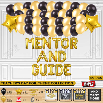 Mentor And Guide Foil Letters Theme