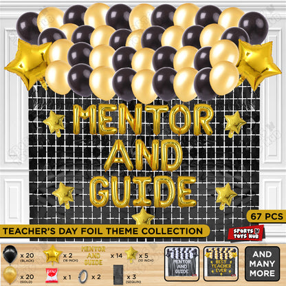 Mentor And Guide Foil Letters Theme