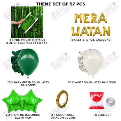 Mera Watan Foil Letters Theme Collection