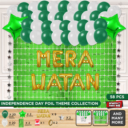 Mera Watan Foil Letters Theme Collection