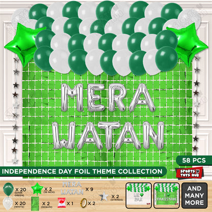 Mera Watan Foil Letters Theme Collection