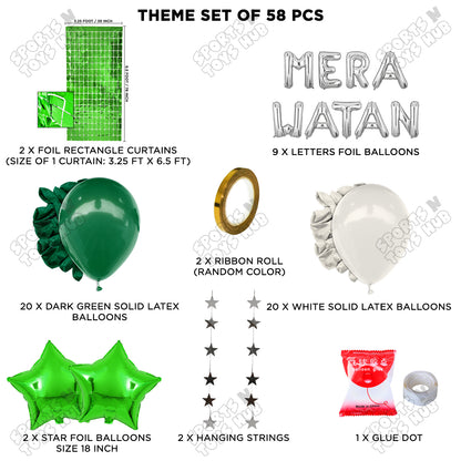 Mera Watan Foil Letters Theme Collection