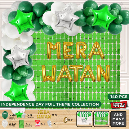 Mera Watan Foil Letters Theme Collection