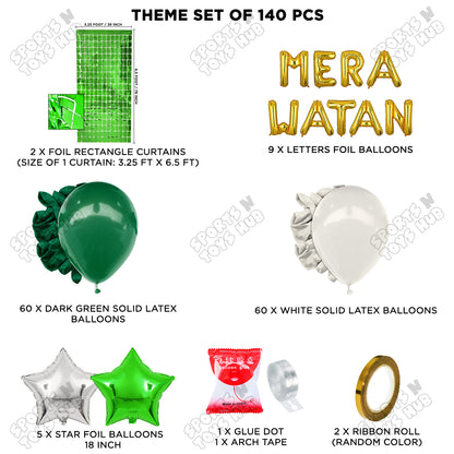 Mera Watan Foil Letters Theme Collection