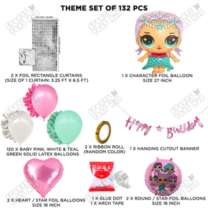 L.0.L Merbaby Cursive Banner Arch Theme Collection