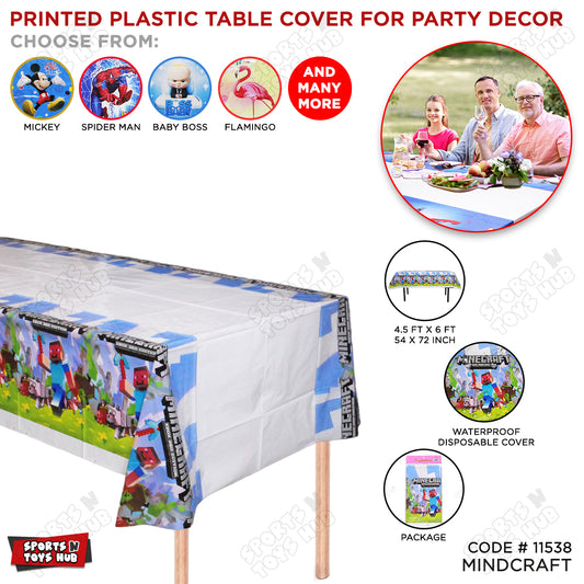 Minecraft Printed Table Cover