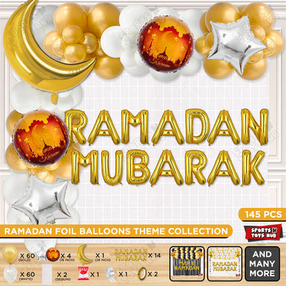 Ramadan Mubarak Foil Balloon Set Theme Collection